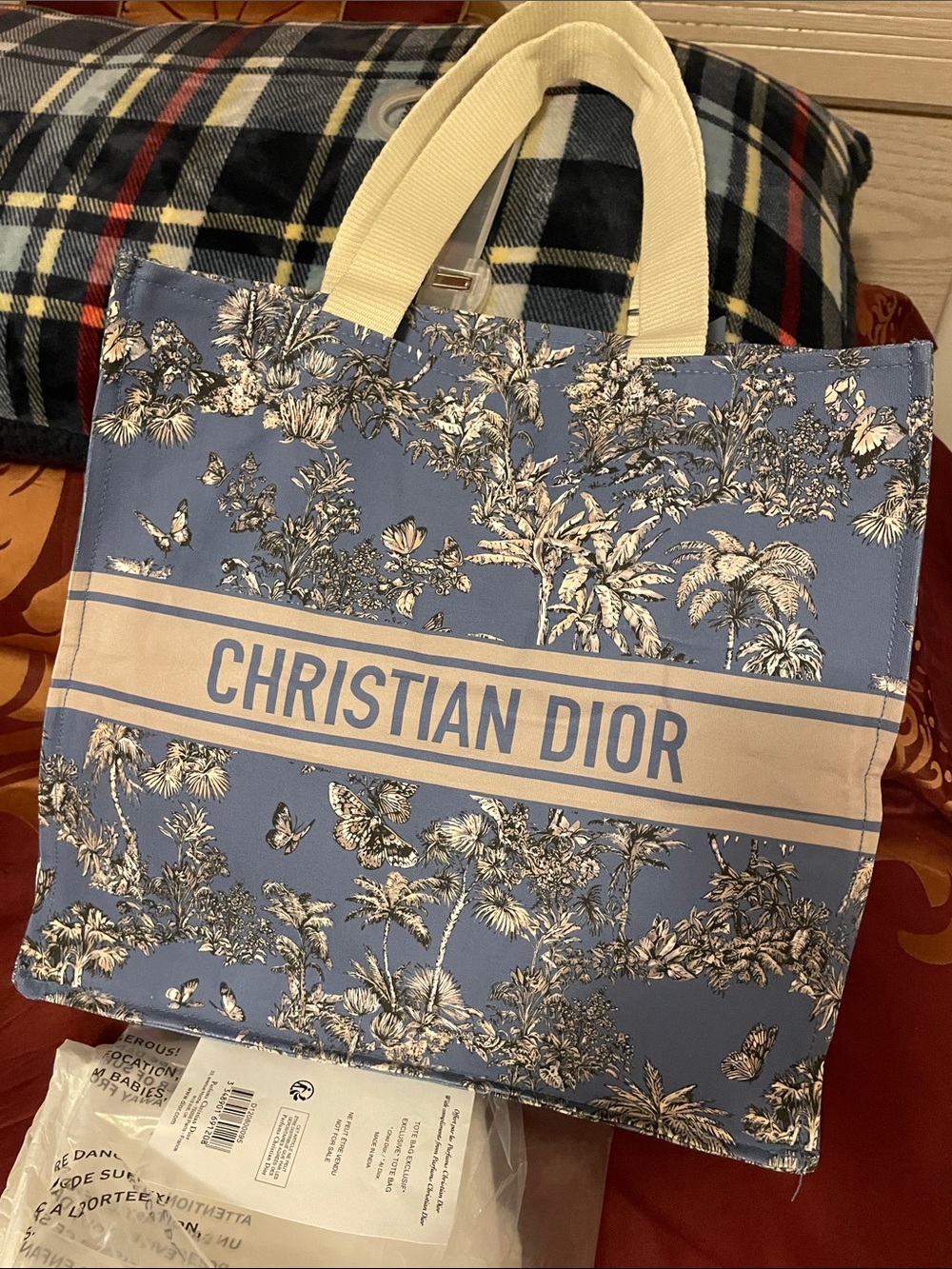 Dior beauty tote